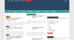 Desktop Screenshot of languagemagazine.com